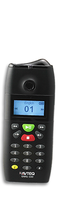 OMG-100 Audio guide museali